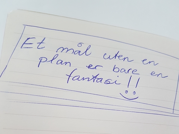mål og planlegging